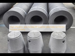 อิเล็กตรอดกราฟิต RP ที่มีประสิทธิภาพสูงและทนทานสําหรับการหล่อหลอมเตาไฟฟ้า