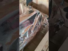 ยางสังเคราะห์สีดํา EPDM ผิว Corona Nip Roll ด้วยโครงสร้างร่างกายกล่องชั้นเดียว