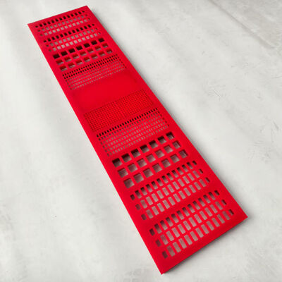 30mm Red Polyurethane Tensioned Screen Mat for Mining with High Wear Resistance