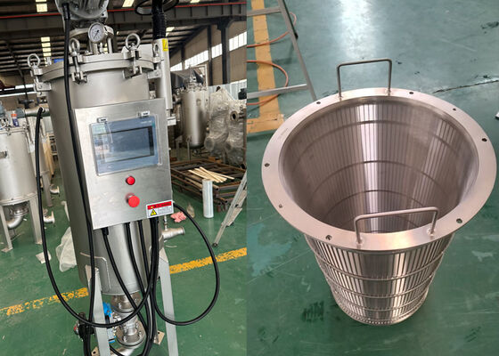 Explosion Proof Scraper Self Cleaning Filter Housing For Ink Industry