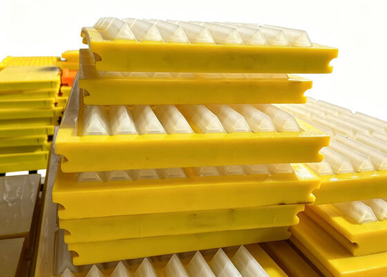Anti-Clogging Polyurethane Screen Mesh with Diamond Aperture for High Efficiency Mineral Sizing