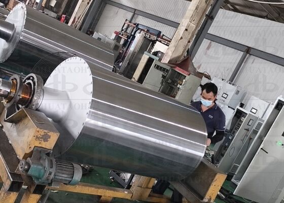 Hidden Leak Risk Eliminated Induction Heating Roller For Electronic Craft And Filter Base Producing
