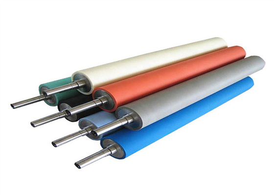 Rubber Coated 1500mm Diameter Industrial Conveyor Roller For Lamination Equipment