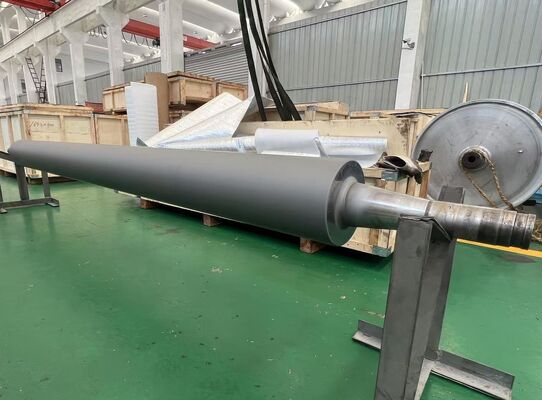 Thermal Oil Heated MDO Stretch Roller With Cylindricity <0.05mm and Out of Roundness <0.05mm for BOPP/BOPET/BOPA Line