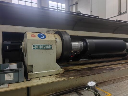 Customized Pattern Embossing Roller with 45# Steel and Q355B Material for Plastic Sheets with 1 Year Warranty