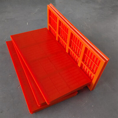 WS85 Polyurethane Screen Panel with Tension-Clamped Design for Wear-Resistant and Modular Mining Applications