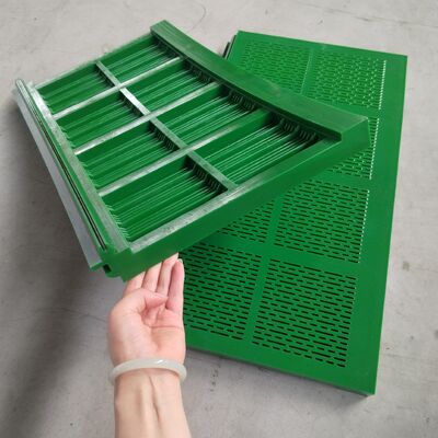 Polyurethane WS 85 Modular Dewatering Screen Panel 305x610mm with 0.075mm Seam Acid-Resistant for Slime Dewatering