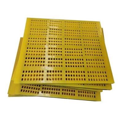 30mm Thickness Polyurethane Tensioned Screen Mat with High Wear Resistance and Self-Cleaning Holes for Mining Ore Classification