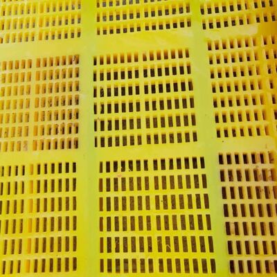 30mm Thickness Yellow Polyurethane Screen Mat with 2mm Wire Mesh for High Wear Resistance in Mining