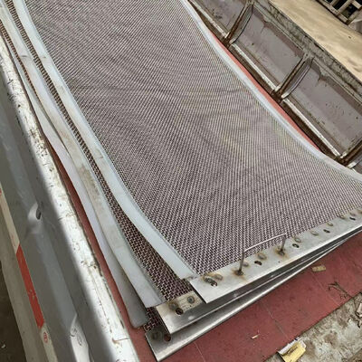 FDA-Compliant Wire Grommet Screen with Transparent PU Edge and 46%-76.4% Open Area for Rotex Replacement