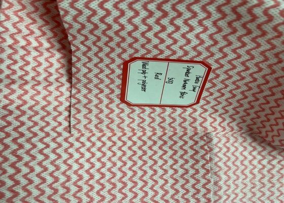 Enhanced Wiping Soft Skin Friendly Wave Pattern Spunlace Nonwoven
