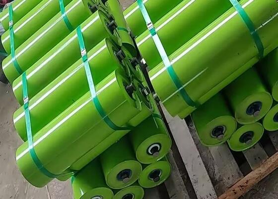 Mining Conveyor Return Roller Rubber Disc Heavy Duty Industrial Conveyor Use