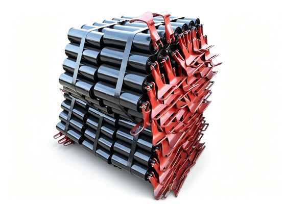 Low Noise Rubber Disc Return Roller for Industrial Conveyor