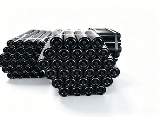 Wet Material Anti-Stick Rubber Disc Return Idler Roller