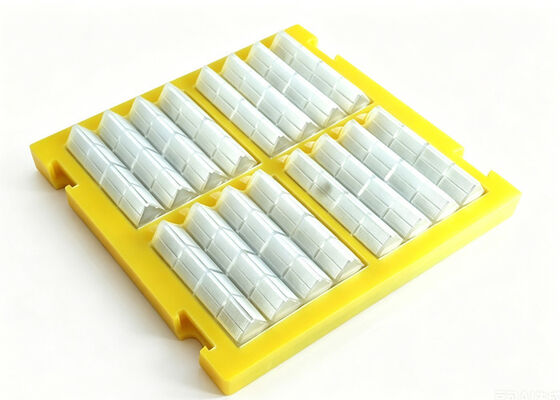 MDS Series Modular Polyurethane Dewatering Screen Panel with 45mm Thickness for Construction Aggregate Washing The MDS