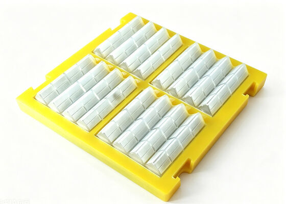ustom Color Modular PU Screen Panel with 0.5mm Slots for Chemical and Fertilizer Mineral Processing
