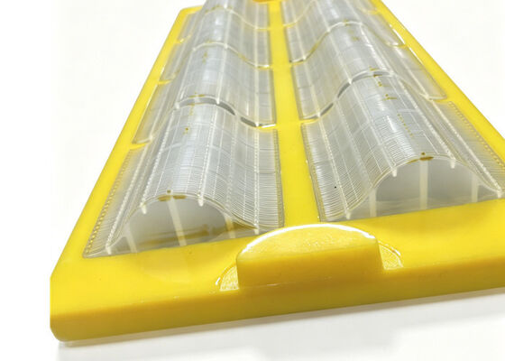 Heavy-Duty PIPO Style Polyurethane Screen Panel with Reinforced Mounting for High Impact Primary Screening