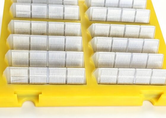 Steel-Reinforced Polyurethane Tensioned Screen with Type 1-9 Mounting Hook System