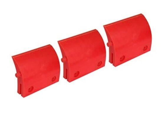 Conveyor Belt PU Scraper with Alloy Steel Holder Bulk Material Conveyor Cleaning