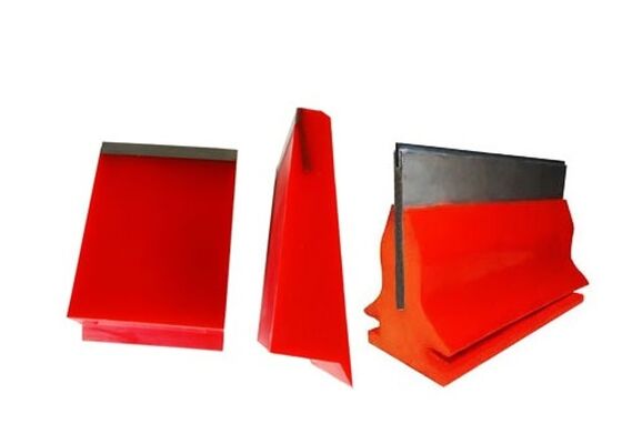 Conveyor Belt Cleaning Blade PU Material Low Belt Damage Quarry Conveyor System