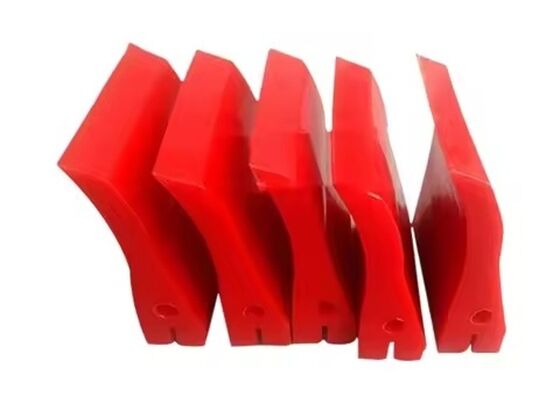 Polyurethane Conveyor Belt Cleaner for Quarry Conveyor Corrosion Resistant Design