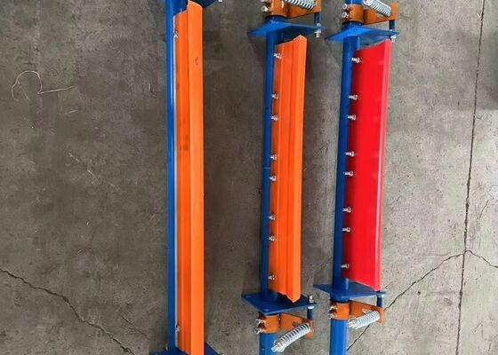 Polyurethane Conveyor Cleaner Blade Black Color High Efficiency Bulk Material Conveyor
