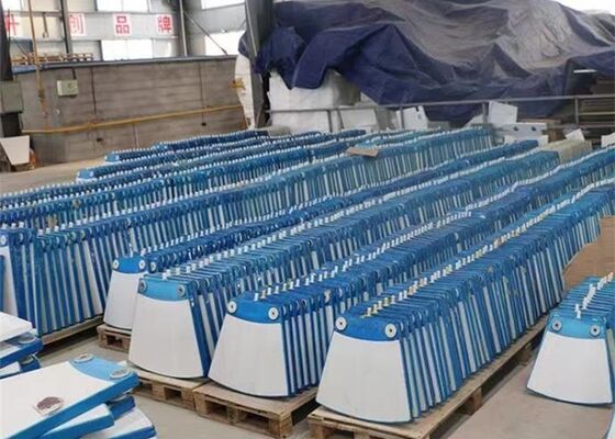 Ceramic Filter Plate Alumina Material High Efficiency Sand Slurry Dewatering System