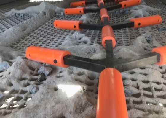 High Efficiency Declogging Rods for Mineral Separation Screens