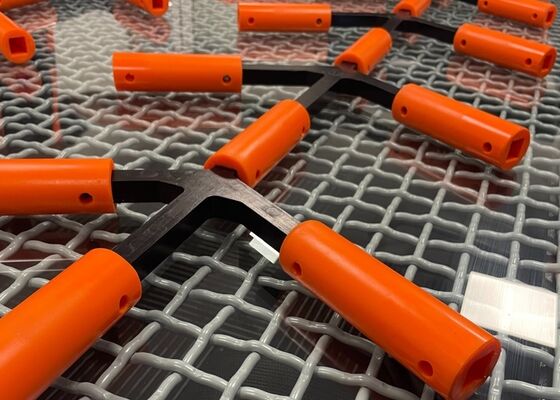 Mining Screen Spare Parts Polyurethane Declogging Rods