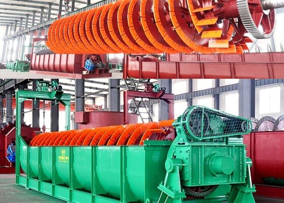 Spiral Classifier Polyurethane Shoes Red Long Service Life Mineral Beneficiation Wear Parts