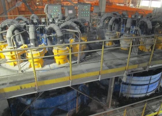 High Wear Resistance PU Lined Hydrocyclone For Heavy Duty Copper Mining