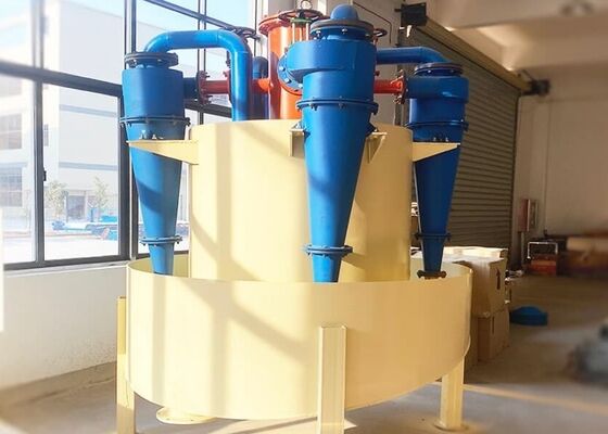 Rubber Lined Hydrocyclone Separator Mining Cyclone Equipment For Slurry Desliming Process