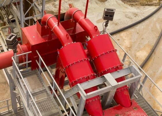 Mining Hydrocyclone Separator 500mm Large Capacity Cyclone For Ore Concentration System