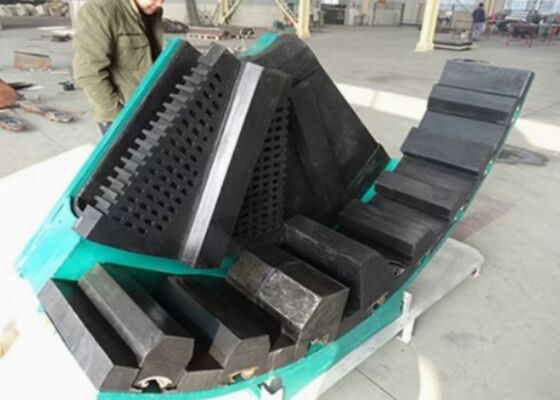 High Abrasion Resistant Rubber Liners for Ball Mill with Long Working Life and Heat Treated Surface