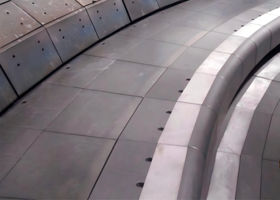 High Abrasion Resistant Ball Mill Rubber Liners with Long Working Life for Temperatures Up To 120°C