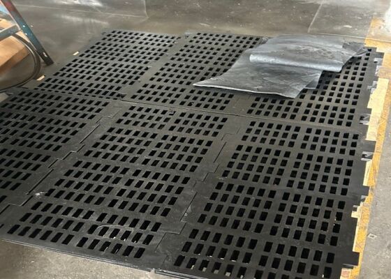 Durable Rubber Screening Surface for Mineral Processing Plants