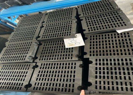 Corrosion Resistant Rubber Screen Deck for Wet Screening Systems