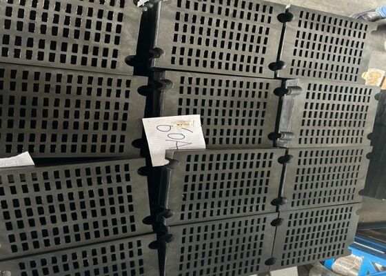 Corrosion Resistant Rubber Screen Deck for Wet Screening Systems