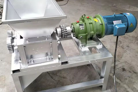PLC Controlled Dual Shaft Shredder with Overload Protection