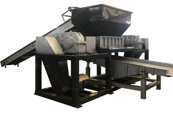 30kW×2 Dual Motor Shredder Machine for MSW Processing