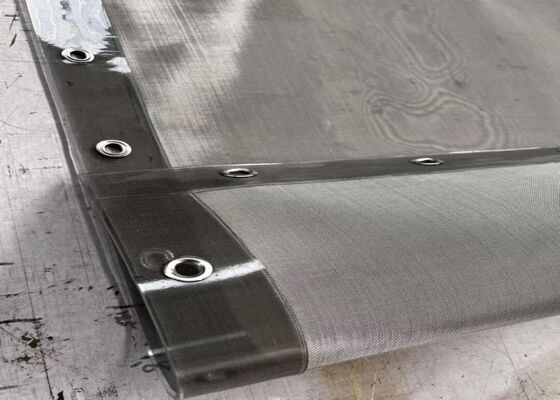Transparent PU Grommet Screen EU 1935/2004 Compliant 0.0014-0.0090 inch Wire