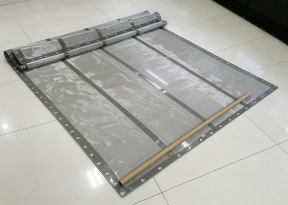 Industrial Grommet Screen Folded Edge 316L Stainless Steel >80°C Chemical Industry