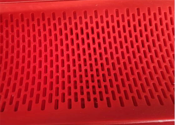 Highly Resilient Polyurethane Elastomer Flip Flop Screen with Customizable Color for Bolting and Clamping Systems