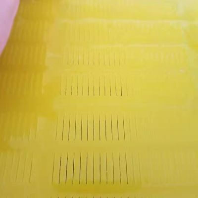 Durable Polyurethane Dewatering Screen Panel with 0.1mm Slot Opening, Steel Frame Reinforced, and 305x305mm Size