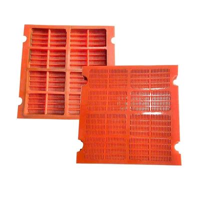 Steel Frame Polyurethane Screen Panel with 0.1mm Slot Opening and 305x305mm Size for Mining Dewatering