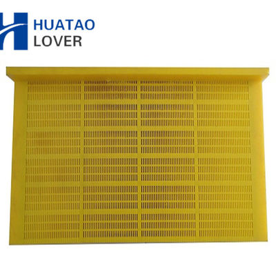 305mm Width Modular Dewatering Vibrating Screen Panel with Steel Frame and Polyurethane Surface for Sand and Gravel
