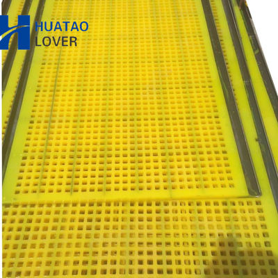 Customized Tensioned Polyurethane Screen Panel with Wear Resistance and Self-cleaning Apertures for Steel Plants