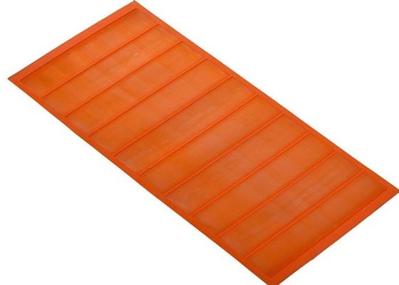 1040mm x 700mm Polyurethane Screen Mesh with 0.075mm - 1.5mm Hole Width and Red Color for Vibrating Screen Cloth