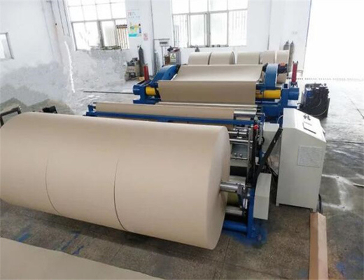 Kraft Packing Paper Roll Slitting Rewinder Machine High Speed