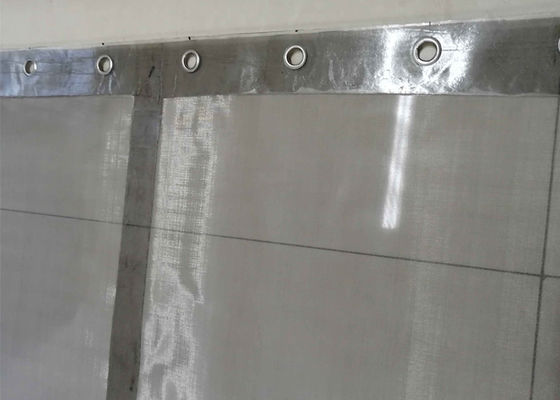 ตาข่ายสกรีนสแตนเลสสานธรรมดา ทนการกัดกร่อน ขนาดรูเปิด 0.1 มม. สำหรับงานเหมืองและโม่